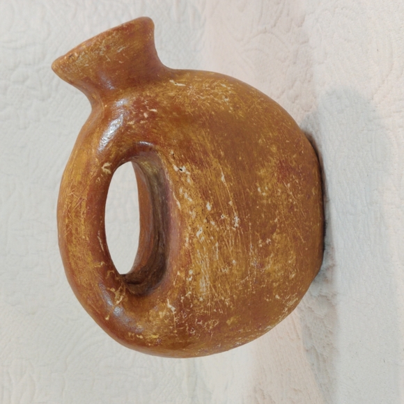 Hand Crafted Rustic Pottery Pitcher - Picture 3 of 15